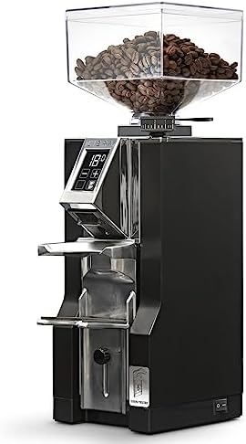 Eureka Mignon Libra Espresso Grinder | Grind by Weight | 55mm Burrs | Stepless | Silent Technology | Black
