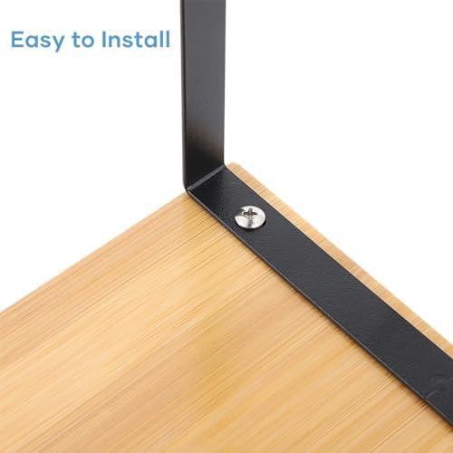 NEX Bamboo Cabinet Organizer Shelf, Kitchen Counter Shelves Set of 4