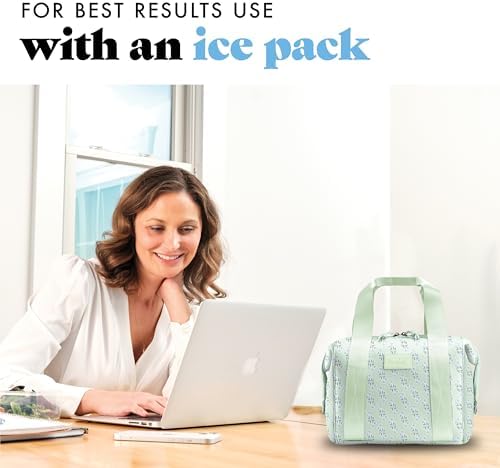 Fit & Fresh Remi Neoprene Lunch Bag for Women w/Ice Pack & Containers
