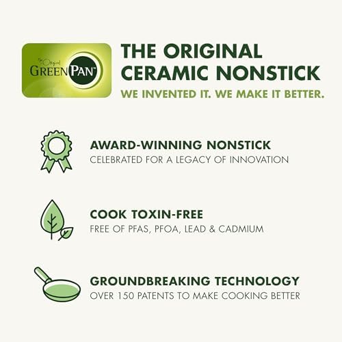 GreenPan Silicone Solid Spoon, Mixing Stirring Serving, Cooking Kitchen Utensil, Flexible Rubber Nonstick Cookware, Rigid Steel Core, Heat-Resistant, Anti-Slip Handle, BPA-Free, Dishwasher Safe, Taupe
