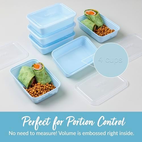 Bentgo Prep Meal Prep Containers with Lids, 20 Piece, PFAS & BPA-Free