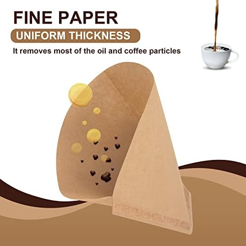 200 Pcs Disposable Coffee Paper Filters for Cuisinart Coffee Maker
