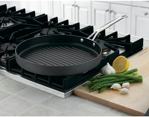Cuisinart Chef's Classic™ Nonstick Hard Anodized 12" Round Grill Pan, 630C-30