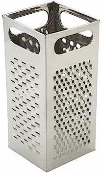 Winco Box Grater, 9-Inch by 4-Inch,Stainless Steel,Medium