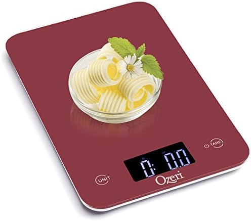 Ozeri Touch Digital Kitchen Scale (12 lbs Edition) in Tempered Glass