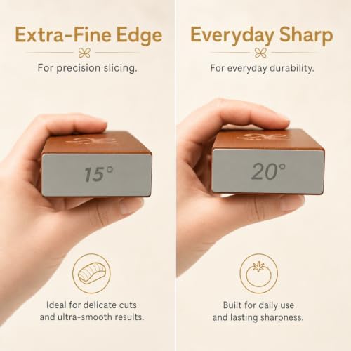 Premium Rolling Knife Sharpener Kit – Professional Magnetic Sharpening System with Diamond Disc, 15° & 20° Angle Guides, Razor Sharp Edge for Kitchen & Chef Knives