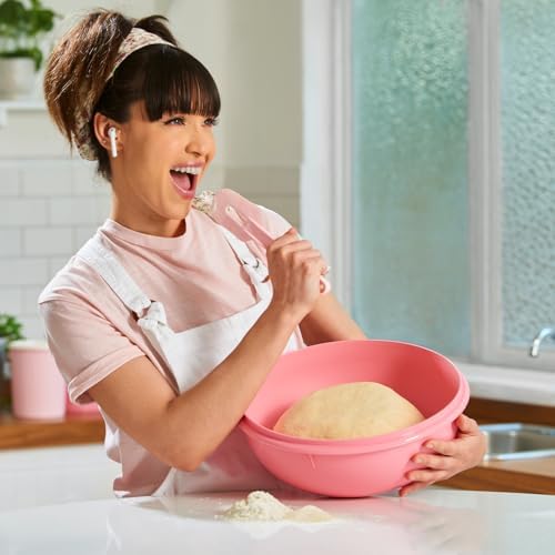 Tupperware Fix-N-Mix Vintage Pink Mixing Bowl - 1.7 Gallon