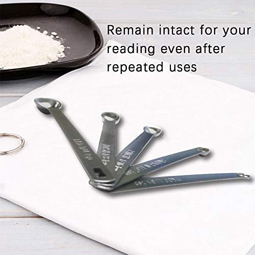 2Pack Mini Measuring Spoon Set, Small Teaspoon for Tiny Measurement