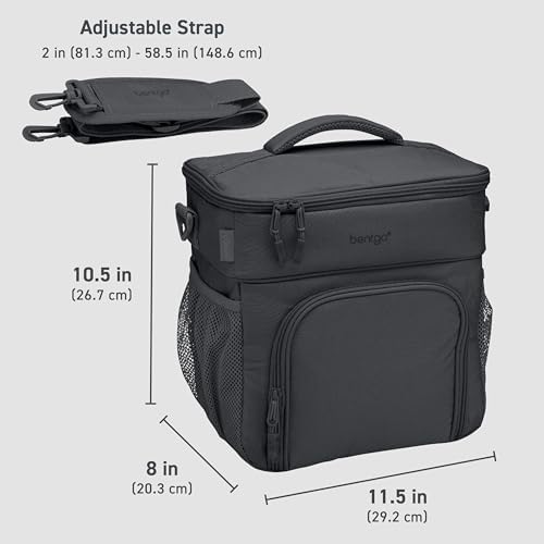 Bentgo Prep Deluxe Insulated Meal Prep Lunch Bag for Adults, Holds 5 Meals