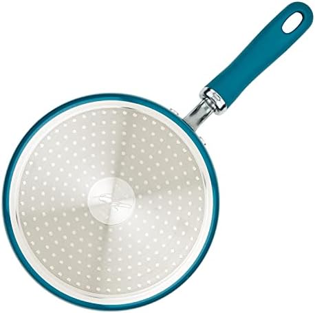 Rachael Ray Create Delicious Nonstick Saucepan with Straining Lid, 3-Quart