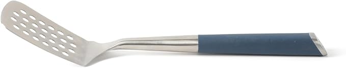 Calphalon Edge Stainless Steel Slotted Turner - Navy Blue