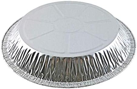 PACTOGO 11" Aluminum Foil Pie Pan Extra-Deep Disposable Tin Plates (Pack of 12)