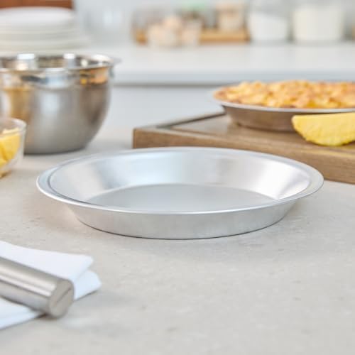 Restaurantware Aluminum Gauge Pie Pan, 12 Pack