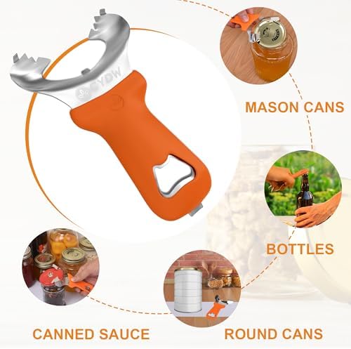 CYDW Mason Jar Opener Tool with Soft Touch Handle, for Canning Supplies