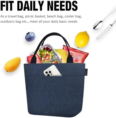 Aosbos Lunch Tote Bag,Insulated Lunch Bag For Women,Work,Office