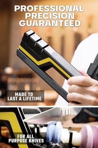 Dalstrong Hornet Knife Sharpener - 3-Stage Ceramic Wheels