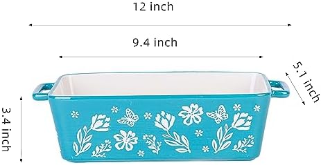 Wisenvoy Ceramic Loaf Pans for Baking Bread and Meatloaf, Nonstick