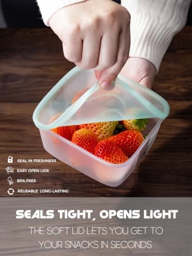 LivLab Mker 40PCS 20OZ Food Storage Containers with Lids - Meal Prep