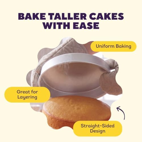 Wilton Aluminum Round Cake Pan Set, Made Without PFAS, 9 x 2 in