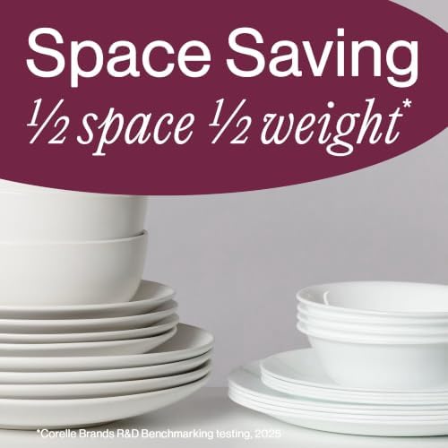 Corelle Vitrelle 6-oz Ramekin Bowls, Winter Frost White, Set of 6