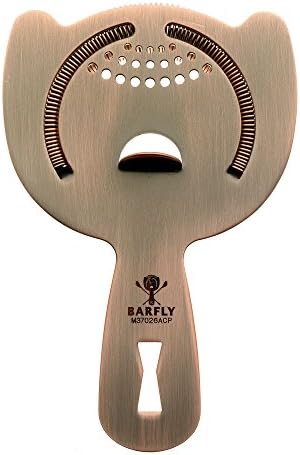 Barfly Bar Strainer, Antique Copper