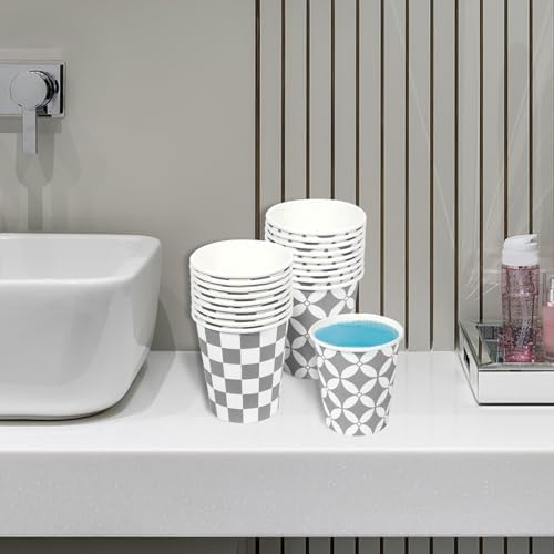 BYSNOW 1200 Pack 3 oz Paper Cups, Small Disposable Bathroom Cups