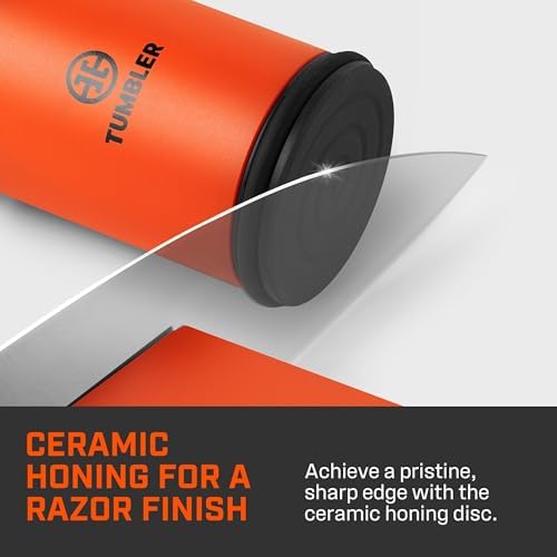 TUMBLER Pro Rolling Knife Sharpener™ (Orange)