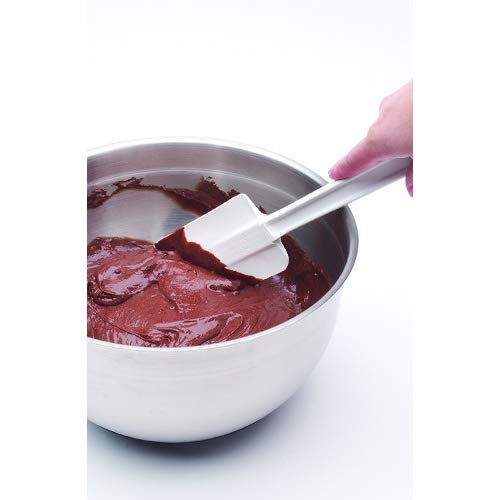 Rubbermaid Commercial Products Cold Temperature Scraper Spatula, 16.5 Inch, Clean-Rest Design, White