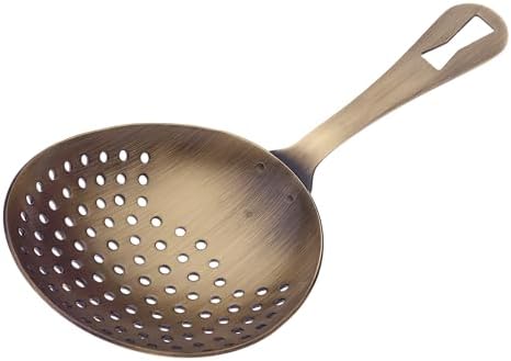 Barfly Julep Strainer, Antique Gold