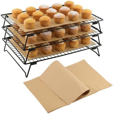 Cooling Racks for Cooking and Baking, 3-Tier Heavy-Duty Wire Cooling Rack