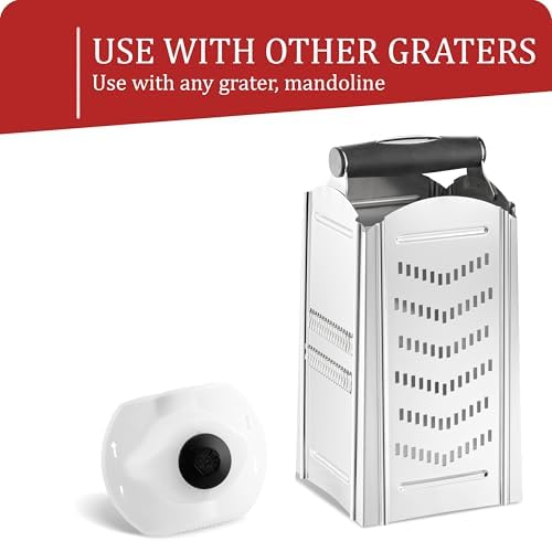 Borner by Reston Lloyd Food Safety Holder for Mandoline Slicers, Cutters & Graters, Protective Finger Guard for Safe Slicing & Grating, Made in Germany, Green
