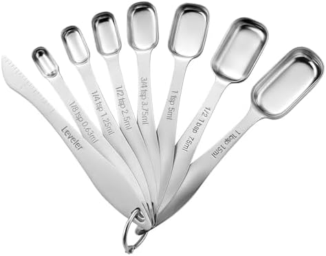 Spring Chef Nesting Stainless Steel Measuring Spoons Set of 13 with Leveler