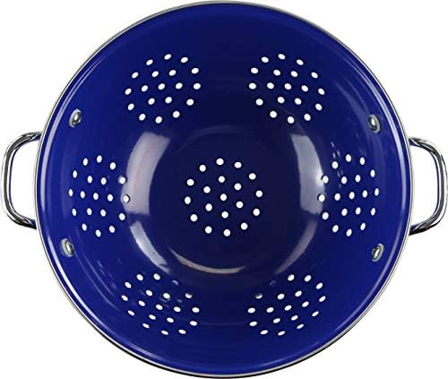 Calypso Basics by Reston Lloyd Powder Coated Enameled Colander, 3 Quart, Indigo