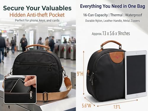 Insulated Lunch Box Lunch Bag for Women Teen Girls Teacher Mom,Soft Cooler | Large-Capacity | Water Resistant | Adjustable Strap Stylish Lunch Tote for School Office Work Travel Picnic