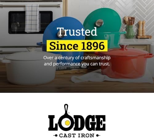 Lodge 5 Quart Cast Iron Elements Enamel Dutch Oven - Clover