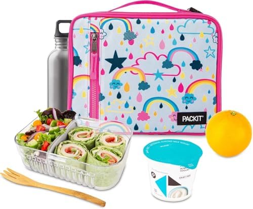 PackIt Freezable Classic Lunch Box, Rainbow Sky