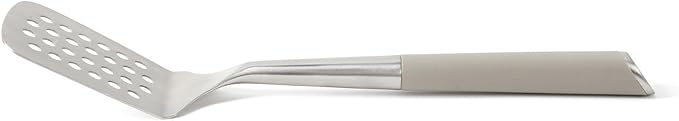Calphalon Edge Stainless Steel Slotted Turner - Taupe