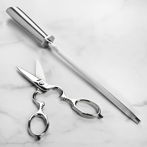 Enso SG2 18 Piece Knife Set - Made in Japan - 101 Layer Stainless Damascus with Dark Ash Knife Block
