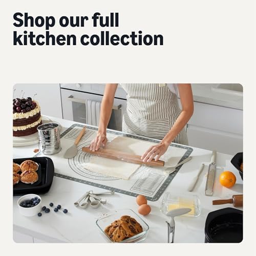 Amazon Basics Nonstick Carbon Steel Round Cake Pans, Dishwasher and Oven-Safe up to 428°F, Set of 2, 9 in. diam. (Pack of 6)