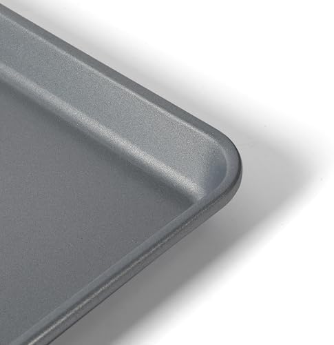 Calphalon Titan Steel Core PFA Free Nonstick 17 x 12 Cookie Sheet Baking Pan, Heavy Duty Reinforced Steel Bakeware for Even Heating, Oven Safe Baking Tray for Cookies