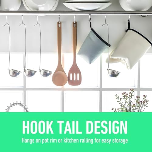 12 Pieces Stainless Steel Soup Ladle Sturdy Soup Ladle with Long Handles Portion Control Serving Spoons for Cooking Soup Sauce Kitchen Home(2 oz)
