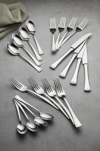Lenox Portola Dinner Forks Silverware Set for 4, Flatware