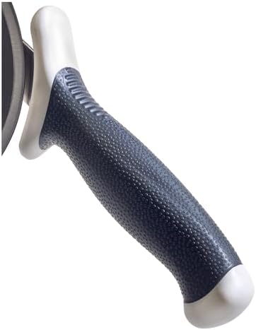 Mercer Culinary Millennia Pizza Cutter with White Handle, 5 Inch Wheel, Stainless Steel