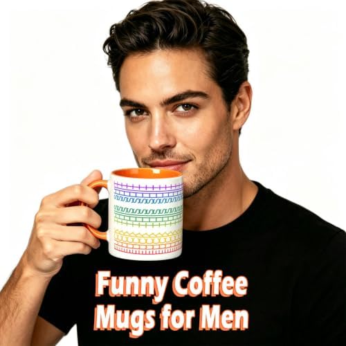 F This S Secret Hidden Message Coffee Mug,11OZ Ceramic Orange Cup