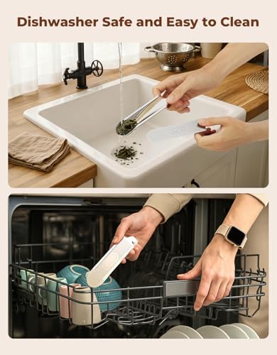 2 Pack Feelife 2-in-1 Tea Scoop Infuser for Loose Tea Strainer Fine Mesh
