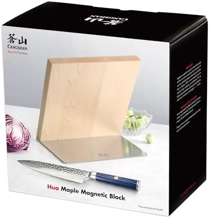 Cangshan HUA Magnetic Block, Natural Wood (Maple Wood)