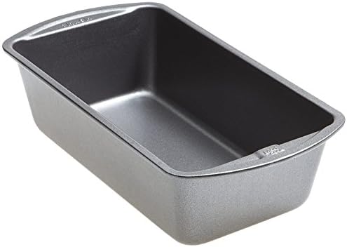 GoodCook Nonstick Loaf Pan Heavy-Duty Steel Bakeware with Easy-Clean Non-Stick Coating, Oven & Dishwasher Safe Pan, 9 x 5-Inch, Gray (Pack of 3)