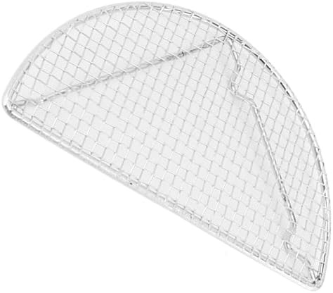Rengue Stainless Steel Cooling Rack for Baking, Roasting and Grilling, High Temperature Up to 575°F, Dishwasher Safe Stainless Steel Cooling Rack for Baking, Nan Kitchen (Medium Semicircle 18CM)