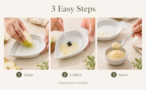 Ceramic Grater Plate, Ginger & Garlic Grater