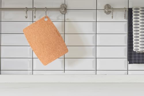 Dishwasher Safe Cutting Board - Extra Large Non Plastic Wood Composite Cutting Board for Kitchen, Thin Lightweight Wood Fiber Chopping Board, Heat Resistant up to 350°F, Knife Friendly, 18 x 12 Inch